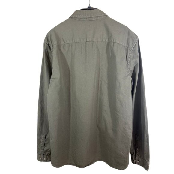 Urban Outfitters Men's Large Kaki Button down Shirt - Picture 2 of 7